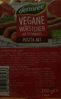Vegane Würstchen auf Seitanbasis