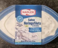 Sahne Heringsfilet mit Zwiebeln, Gurke & Apfel