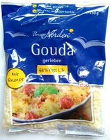 Gouda gerieben