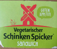 Vegetarischer Schinken Spicker® Sandwich