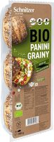 Aufbackbrötchen Panini Grainy mit Ölsamen