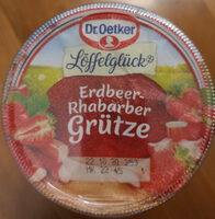 Erdbeer Rhabarber Grütze