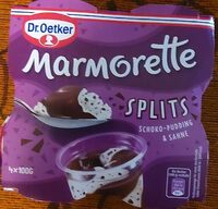 Marmorette Splits Schoko 4er-Pack