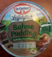 Sahne-Pudding Schoko-Haselnuss