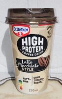 High Protein Coffee Drink - Latte Macchiato Style