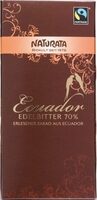 Chocolat Noir 70% Bio équateur - 100G - Naturata