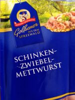 Schinken-Zwiebelmettwurst