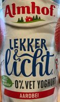 Aardbei yoghurt lekker licht