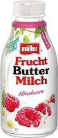 Frucht butter milch Himbeere