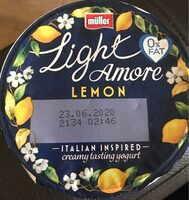 Light amore lemon yogurt