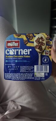 Banana Chocolate Flakes deliciously creamy yogurt