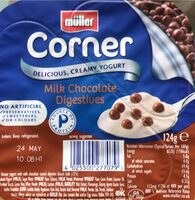 Milk Chocolate Digestive deliciously creamy yogurt