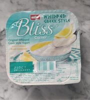 Bliss Whipped Greek lemon corner