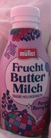 Fruchtbuttermilch - Traube-Holunderbeere