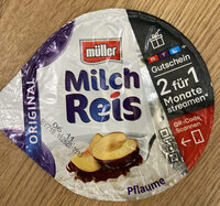 Milchreis - Pflaume