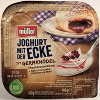 Joghurt mit der Ecke Typ Germknödel