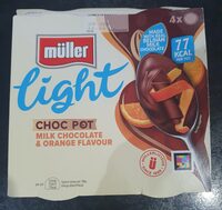 Muller Light Choc Pot Chocolate Orange Flavour 80g