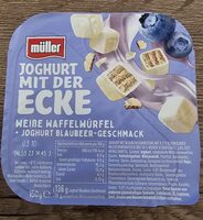 Blaubeeren Weiße Würfel