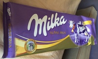 Milka chocolate tablet milk