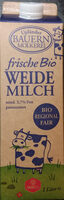 Frische Bio WEIDEMILCH