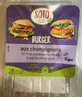 Burger aux champignons vegan