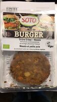 Burger masala petits pois