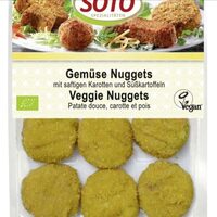 Veggie nuggets.patate douce carotte et pois