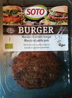 Burger Masala et petits pois
