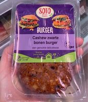 Cashew zwarte bonenburger
