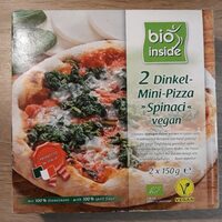 Dinkel-Mini-Pizza Spinaci vegan