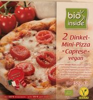 2 Dinkel-Mini-Pizza „caprese“ vegan