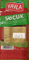 Sucuk, Knoblauchwurst