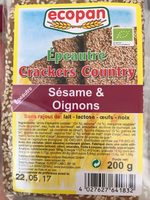 Épeautre Crackers Country Sésame & Oignon