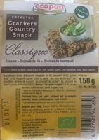 Épeautre Crackers Country Snck