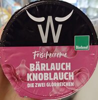 Frischecreme Bärlauch Knoblauch