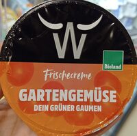 Gartengemüse Frischkäsecreme