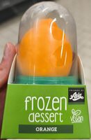 Frozen Dessert Orange