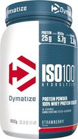 ISO100 hydrolyzed protein powder strawberry flavour 100% whey protein isolate