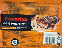 40% PROTEIN caramel peanut butter