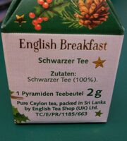 English Breakfast Schwarzer Tee