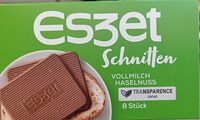 Eszet Schnitte Vollmilch Haselnuss