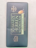 Schwarze Herren Schokolade Fleur De Sel & Mandel