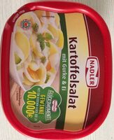 Kartoffelsalat mit Gurke und Ei
