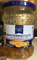 Bratheringsfilets mit Zwiebeln