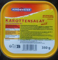 Karottensalat nach koreanischer Art, mild