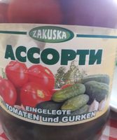 Tomaten und Gurken  eingelegt