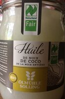 Huile de coco de la noix entière