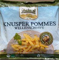 Knusper Pommes Wellenschnitt