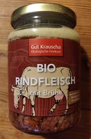 Bio Rindfleisch mit Brühe