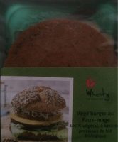 Végé burger au faux mage bio Vegan